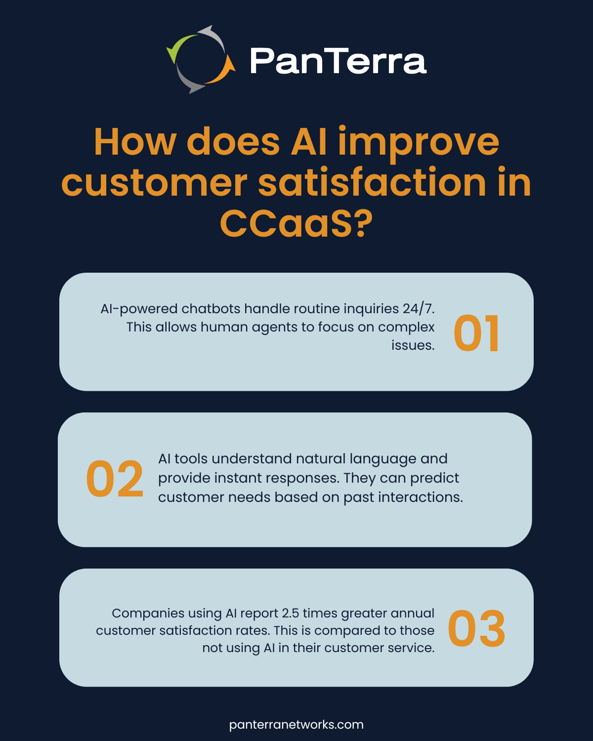 How does AI improve customer satisfaction in CCaaS_