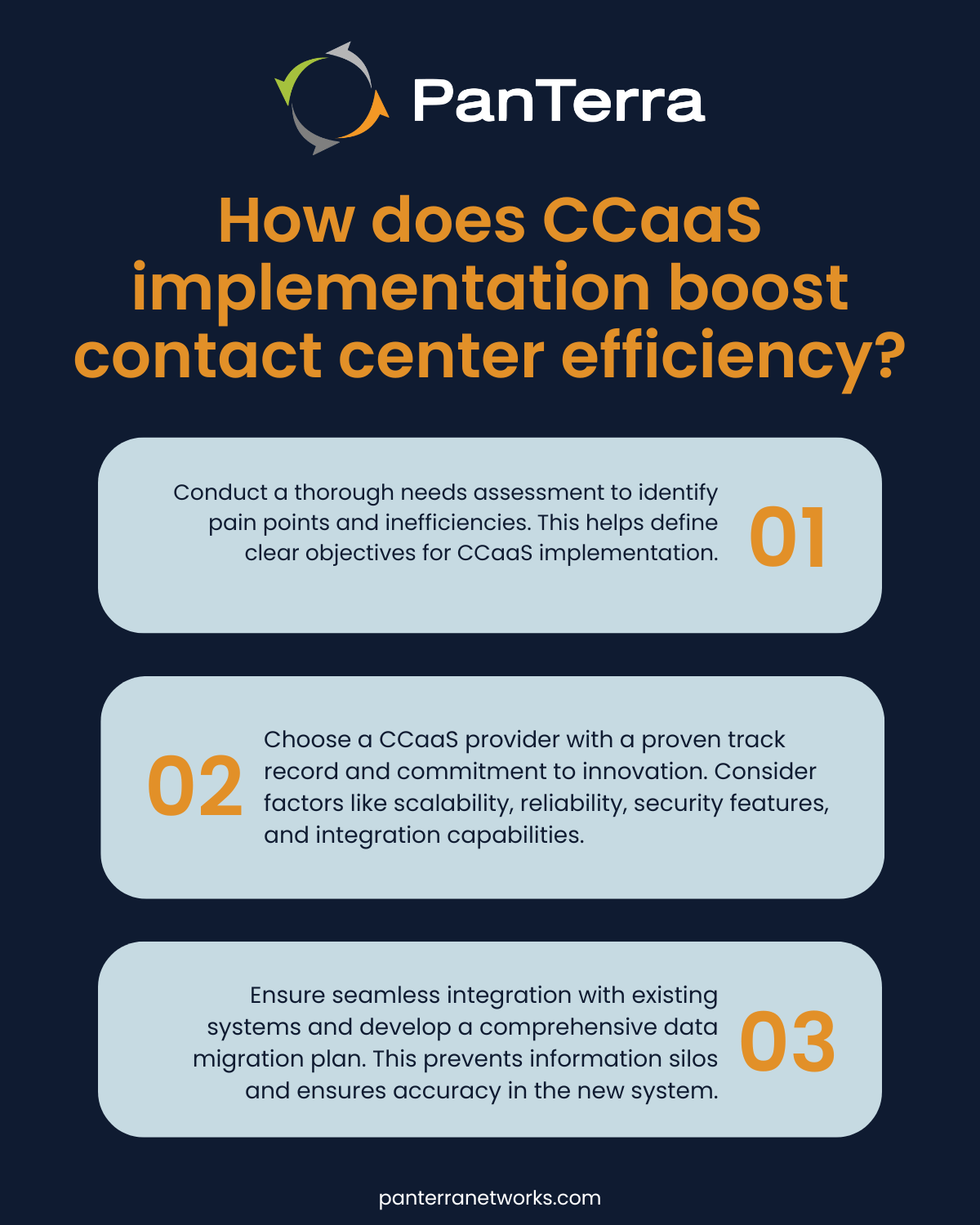 How does CCaaS implementation boost contact center efficiency