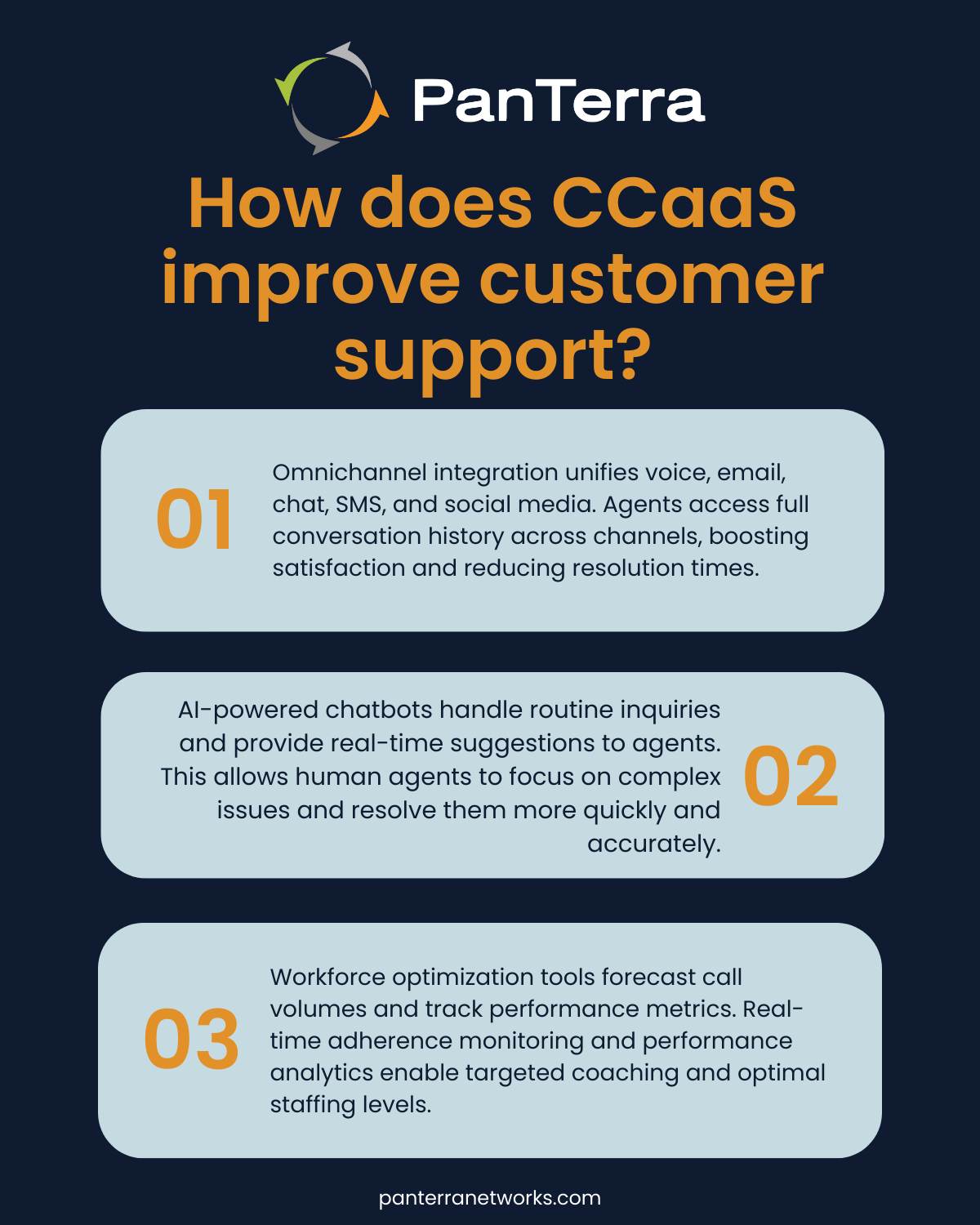 How does CCaaS improve customer support_