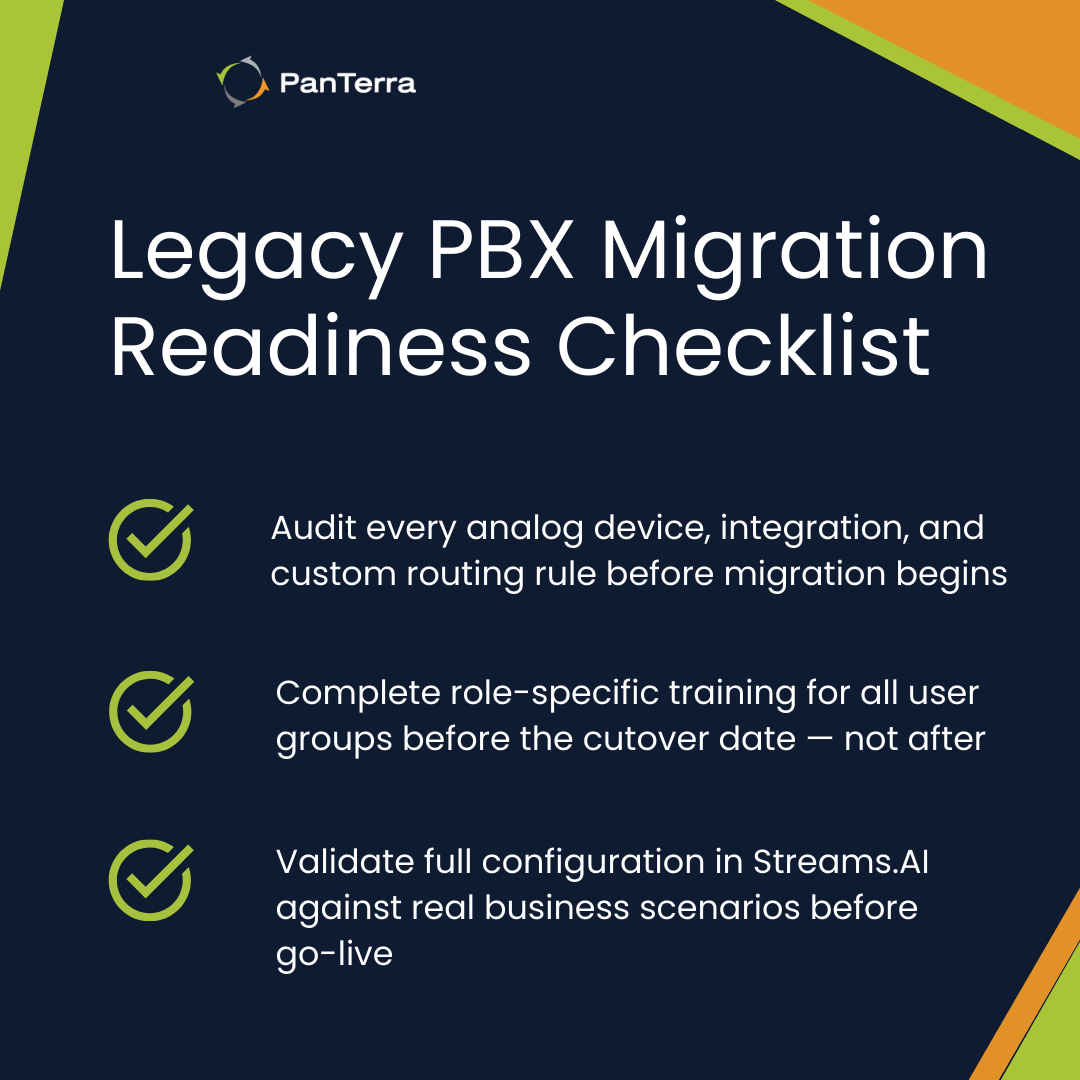 Legacy PBX migration readiness checklist for IT leaders planning a confident cutover