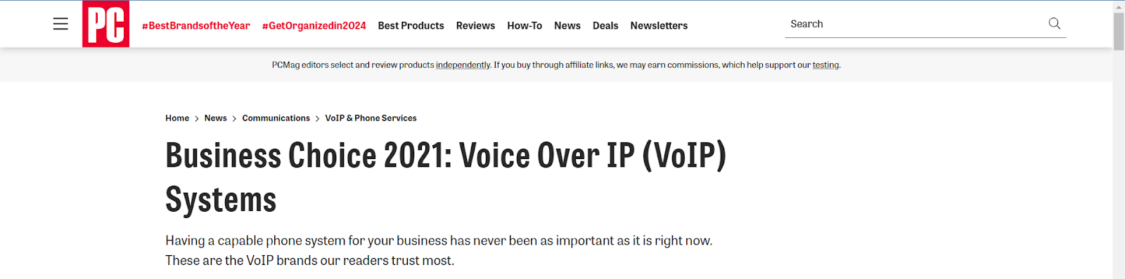 Vocice Over IP
