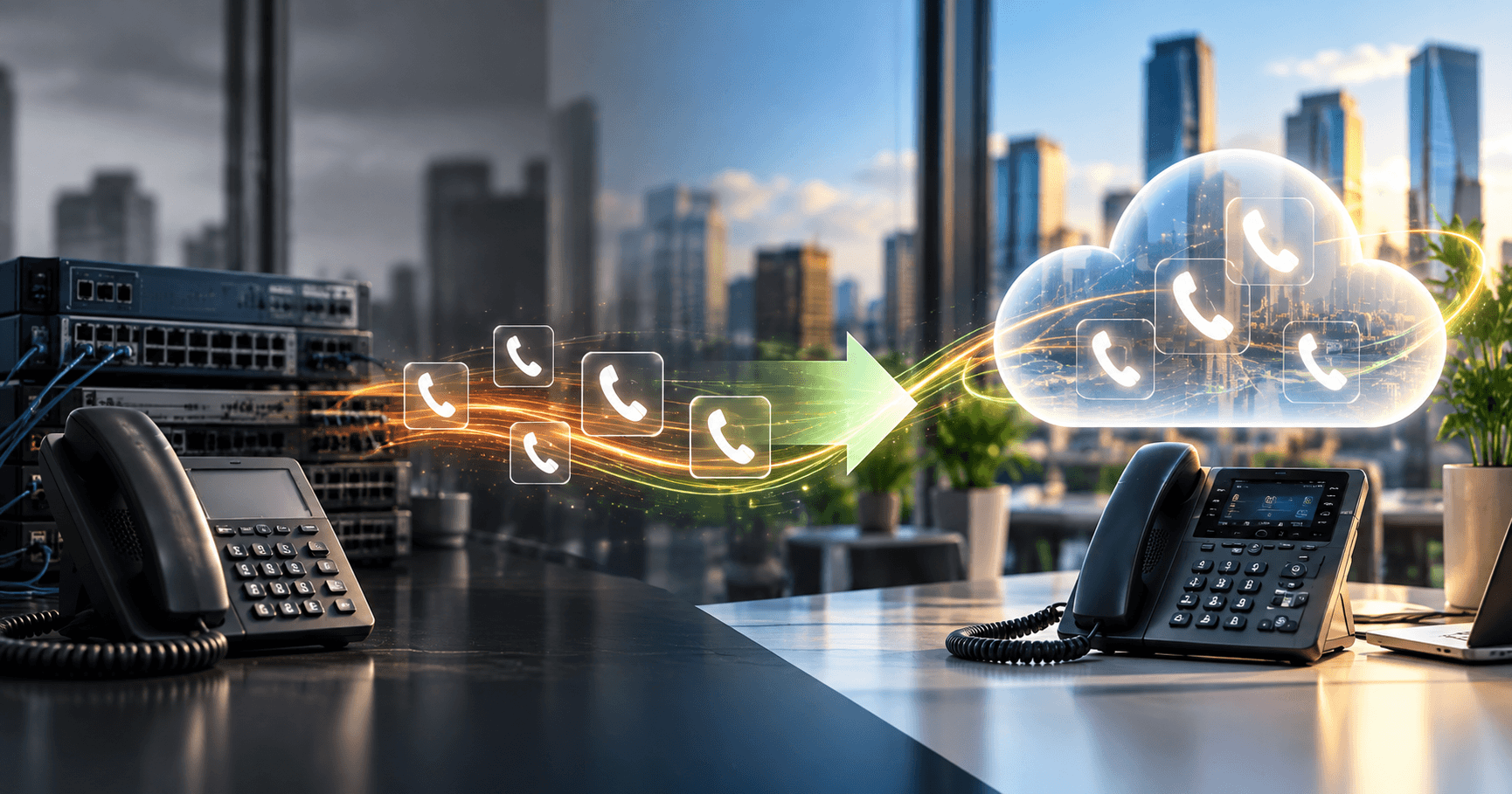 Business phone numbers moving from a legacy phone system to a modern cloud communications platform