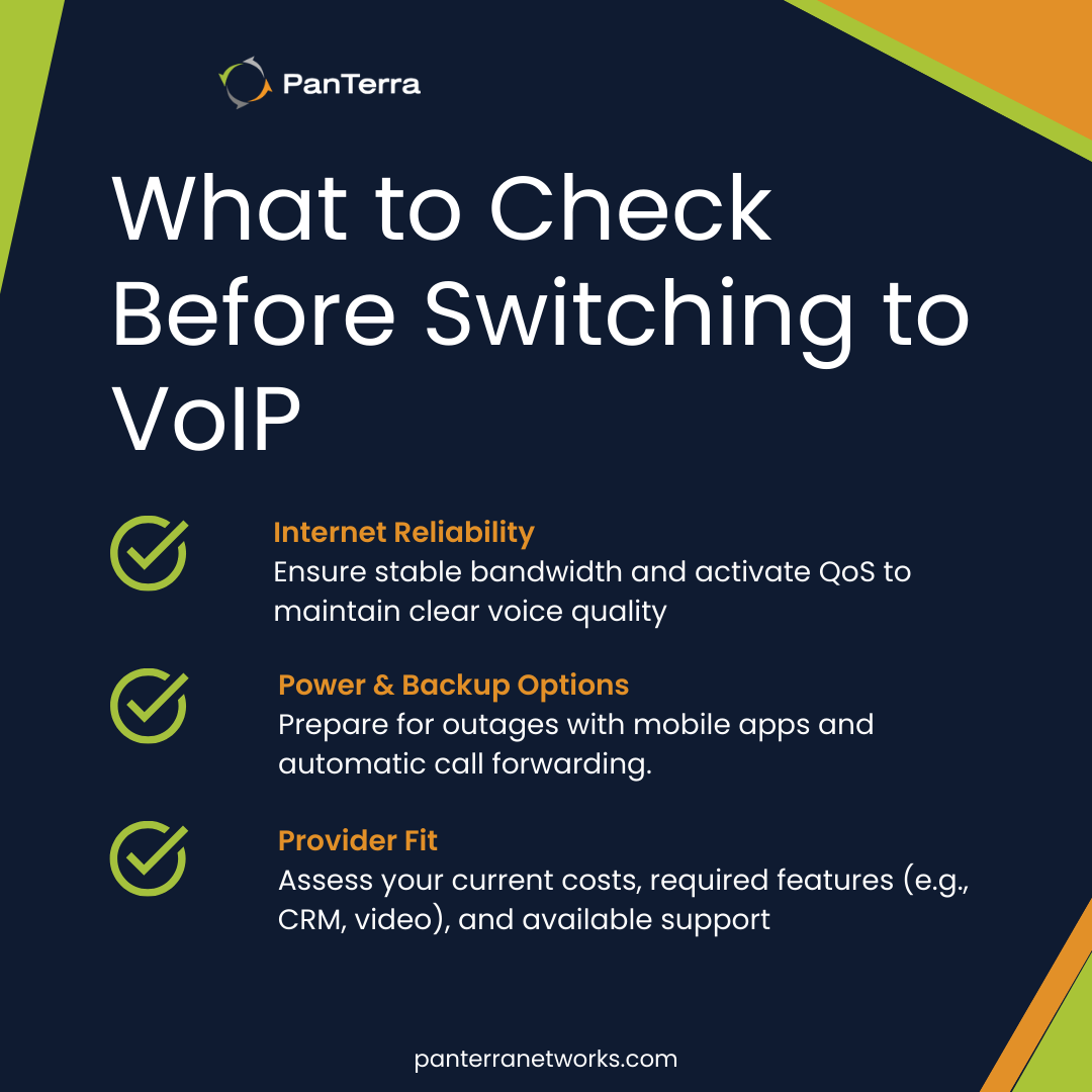 VoIP checklist before switching for small businesses