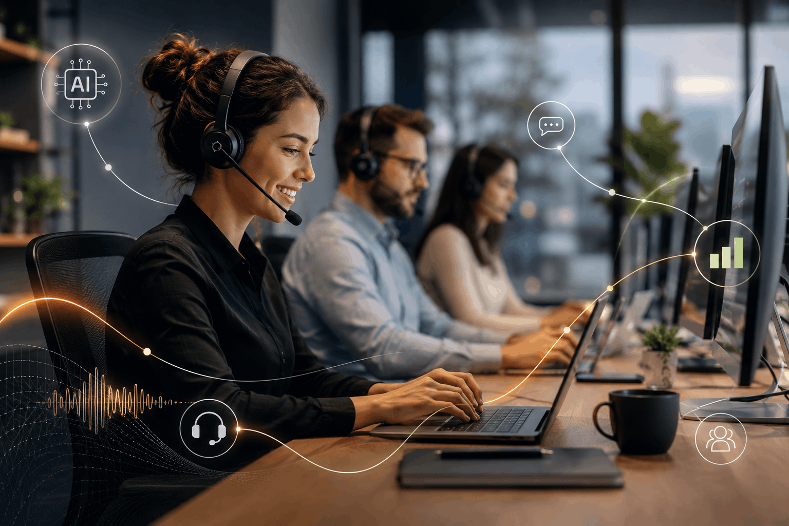 Contact Center AI: Why Built-In Beats Bolted-On for Mid-Market Communications